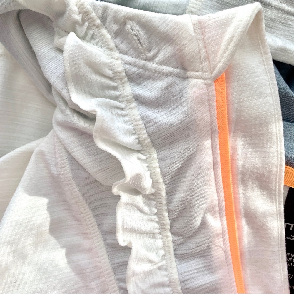 MPG Half Zip Ruffled Athletic Pullover